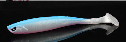 Grooved Back Rainbow Fish PVC Material Fake Fishing Bait