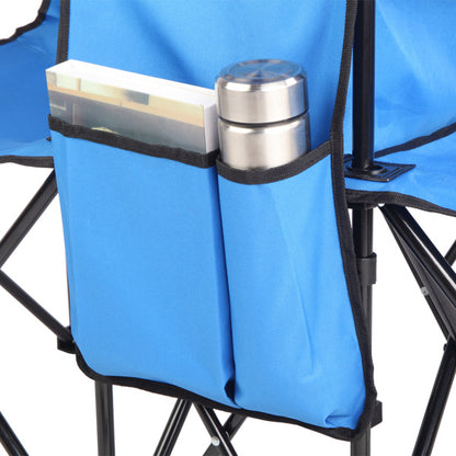 Portable 2-Seat Folding Chair with Removable Sun Umbrella!