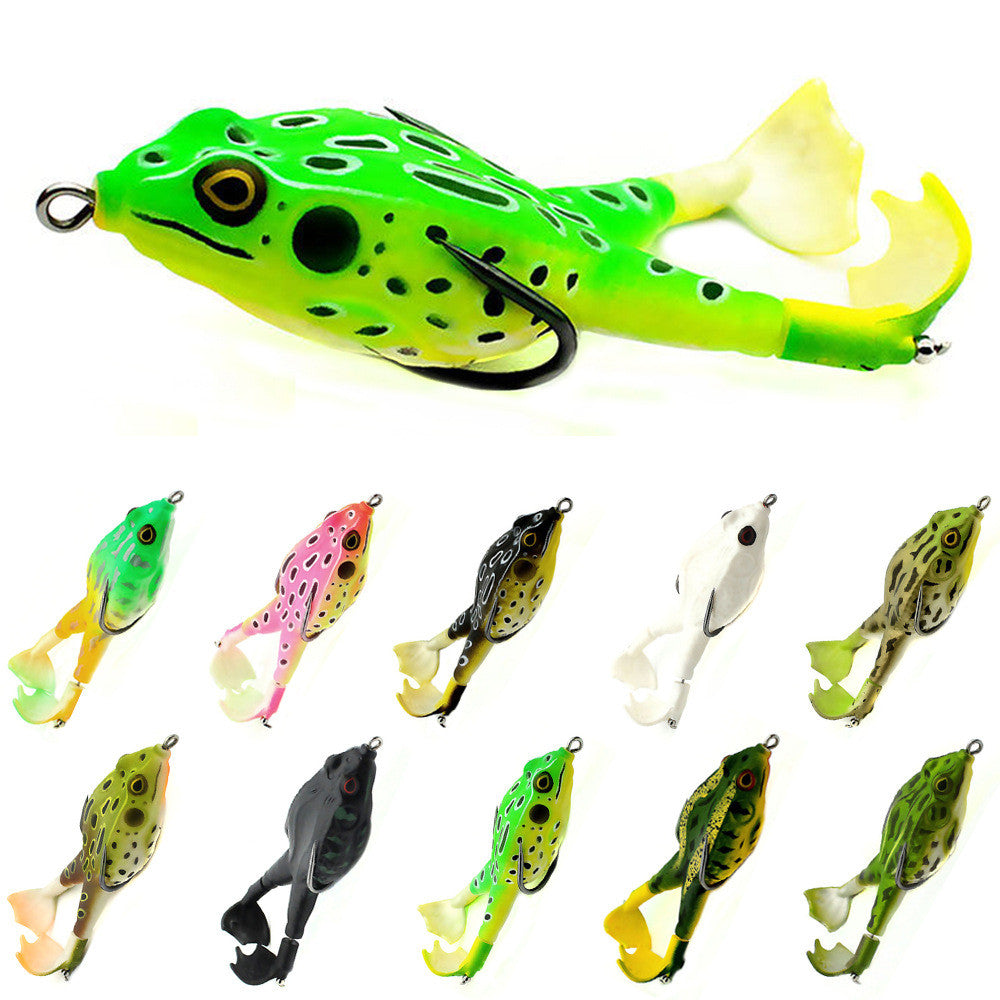 Double Propeller Frog Soft Bait