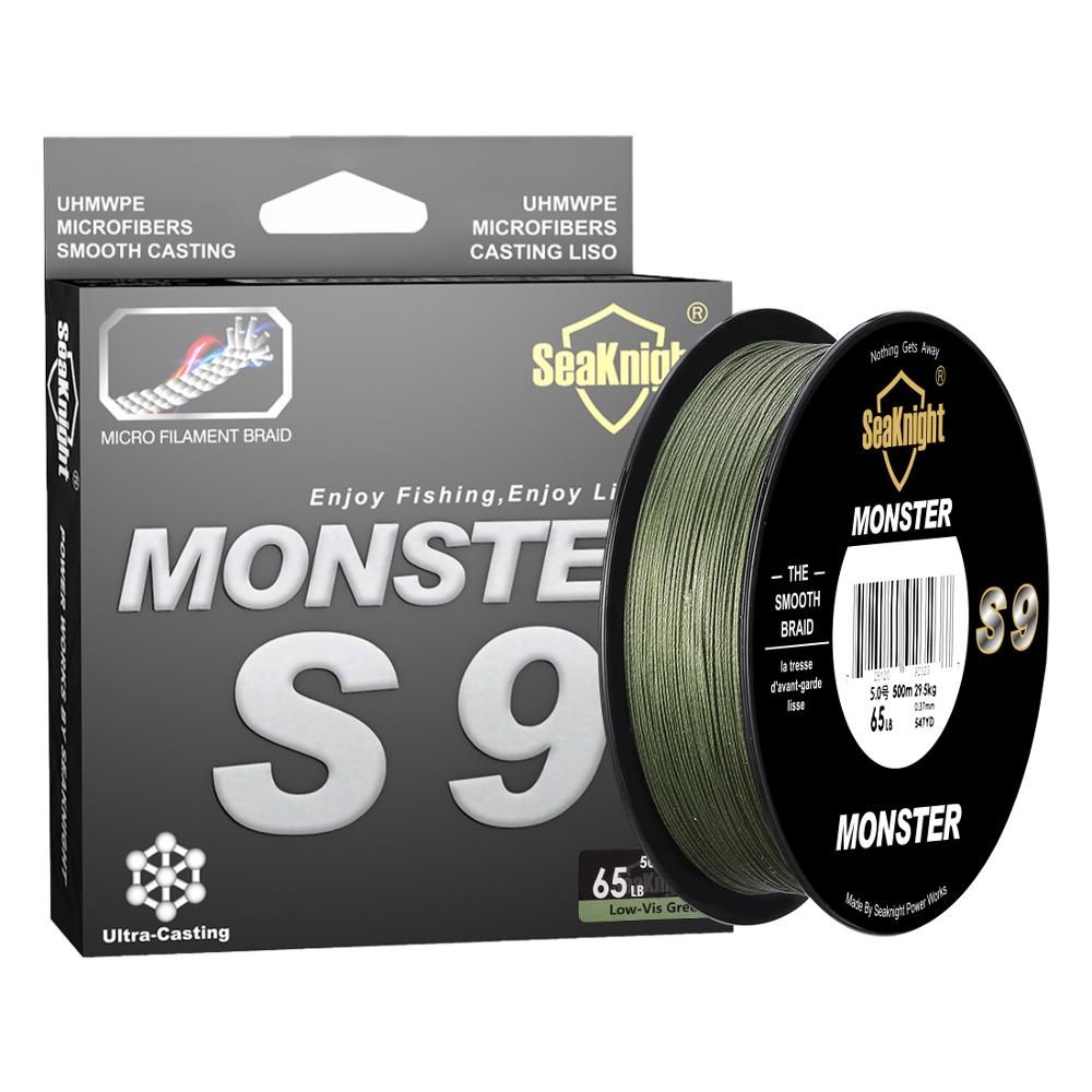 Wear resistant lua braided fishing line