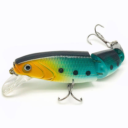 JOINTED MINNOW 3D EYES WITH HOOKS JIGBAIT