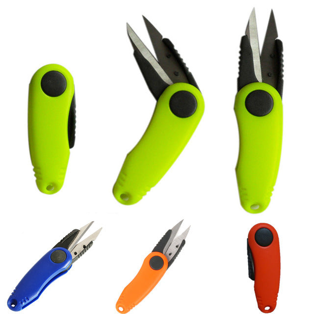 Portable folding small scissors