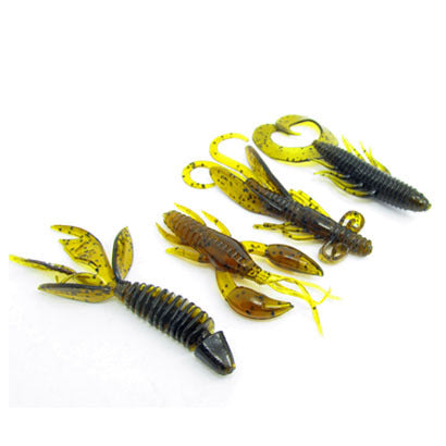 Luya bait special-shaped soft worm soft bait set