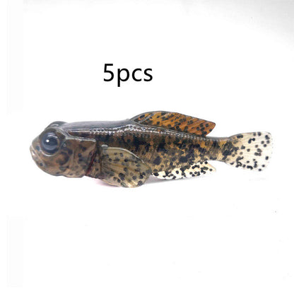 Realistic design of soft bait imitating scavenger fish