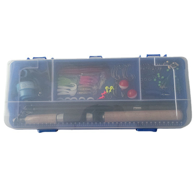 Portable Lure Rod Fishing Lure Box Set