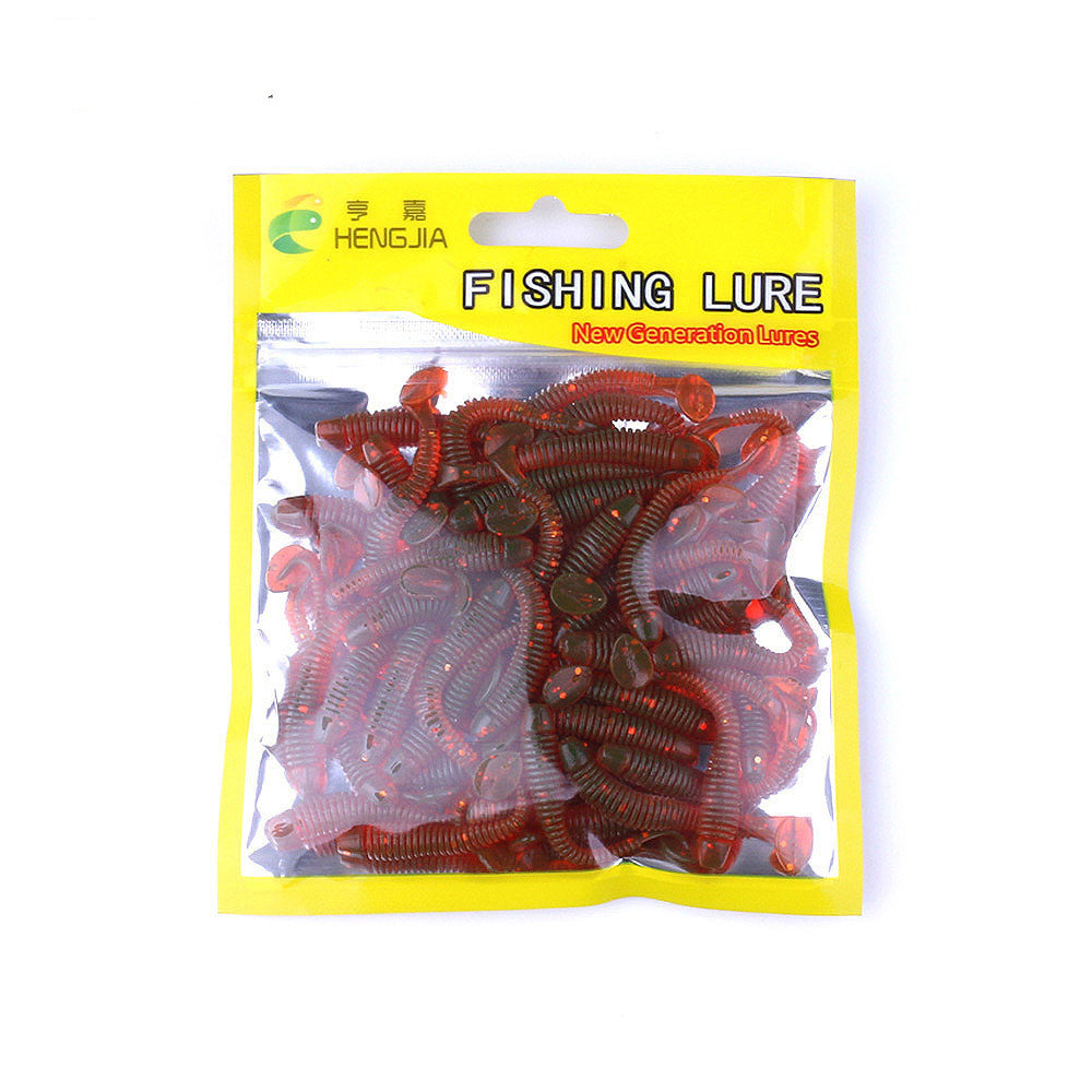 Bag of colorful soft insect bait