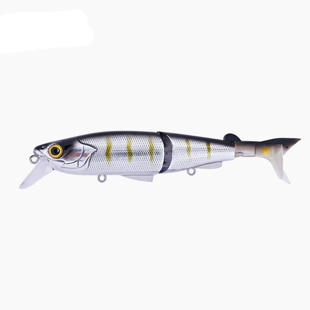 Perch shadow two knotty fish soft tail lure