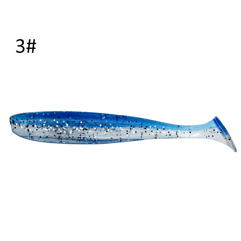 Two-color T tail sub-bait soft bait