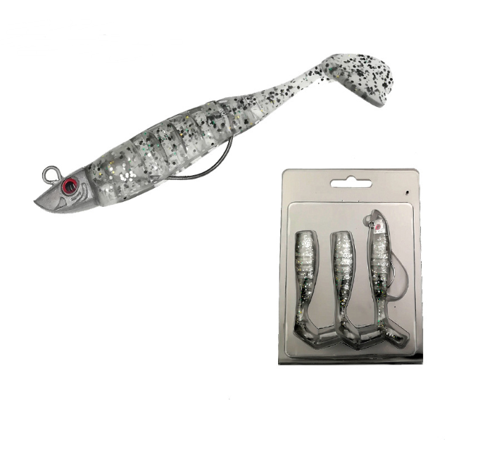 T tail swing fish lure soft bait soft bug