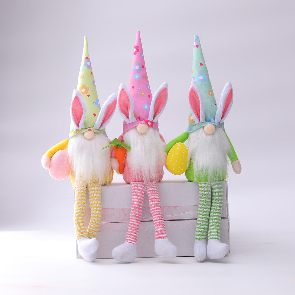 Easter Gnome Bunny Plush Cloth