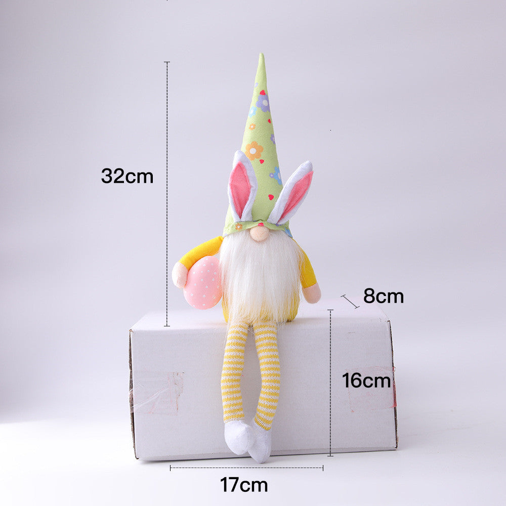 Easter Gnome Bunny Plush Cloth