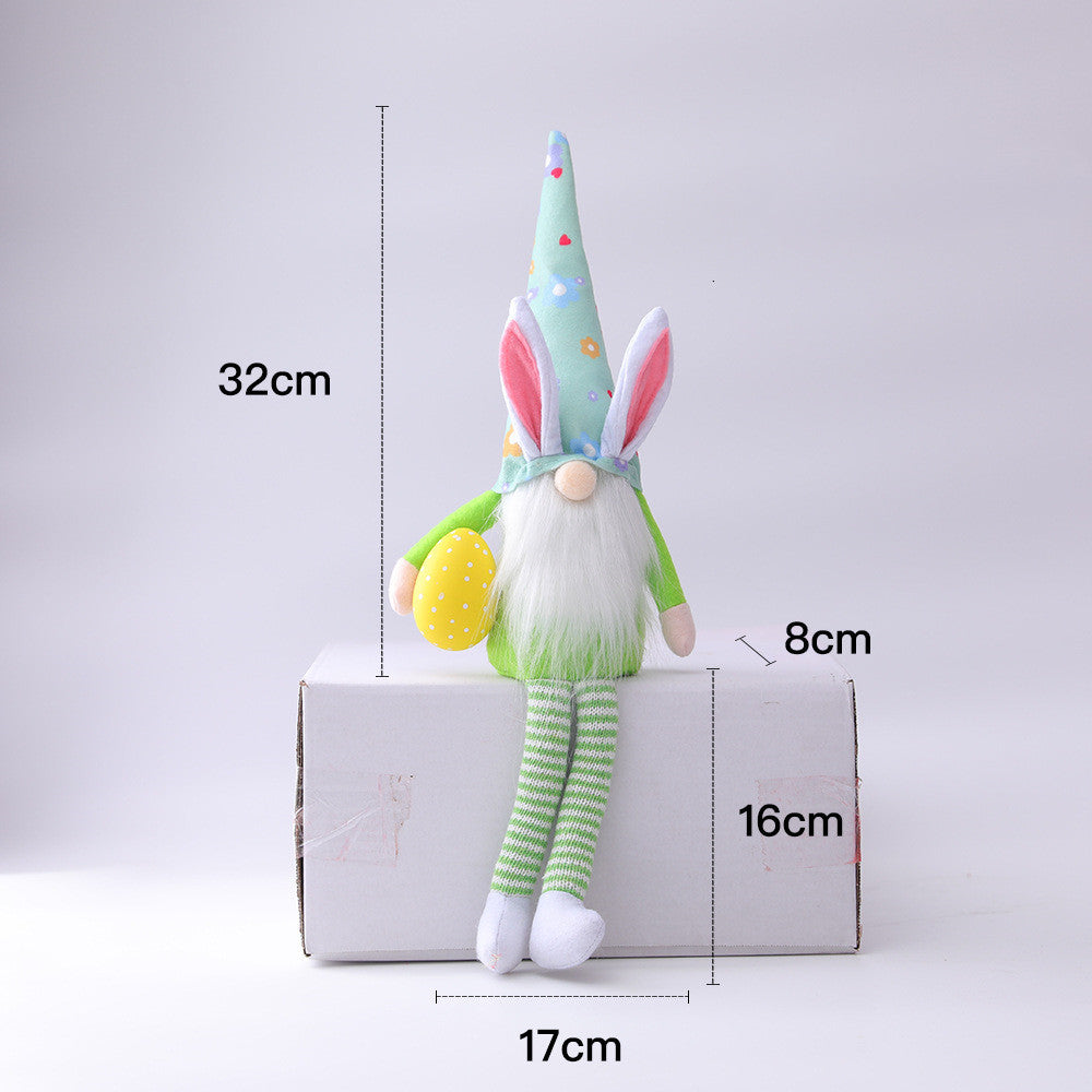 Easter Gnome Bunny Plush Cloth