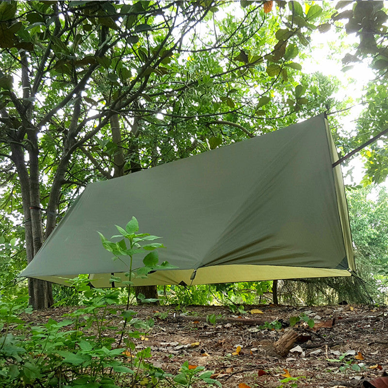 Outdoor Canopy Camping Poleless Tent Hammock Awning Camping Mat Shelter Sunshade Protection