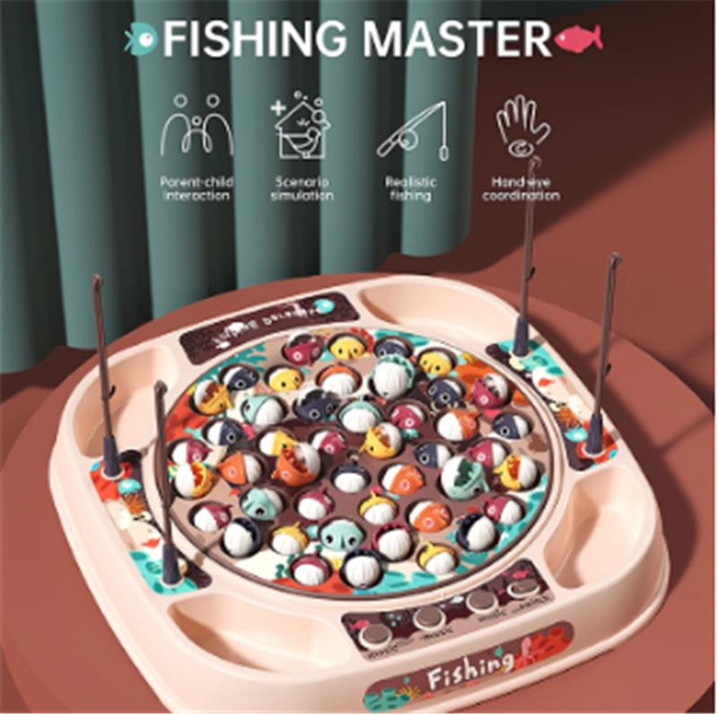 Simulation Baby Fishing Toy Children's Electric Rotating