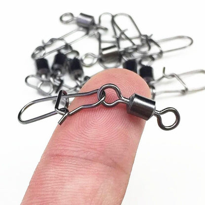 Hook stainless steel metal fishing gear sub clamp fast non rust pin pull fishing supplies fishing equipment