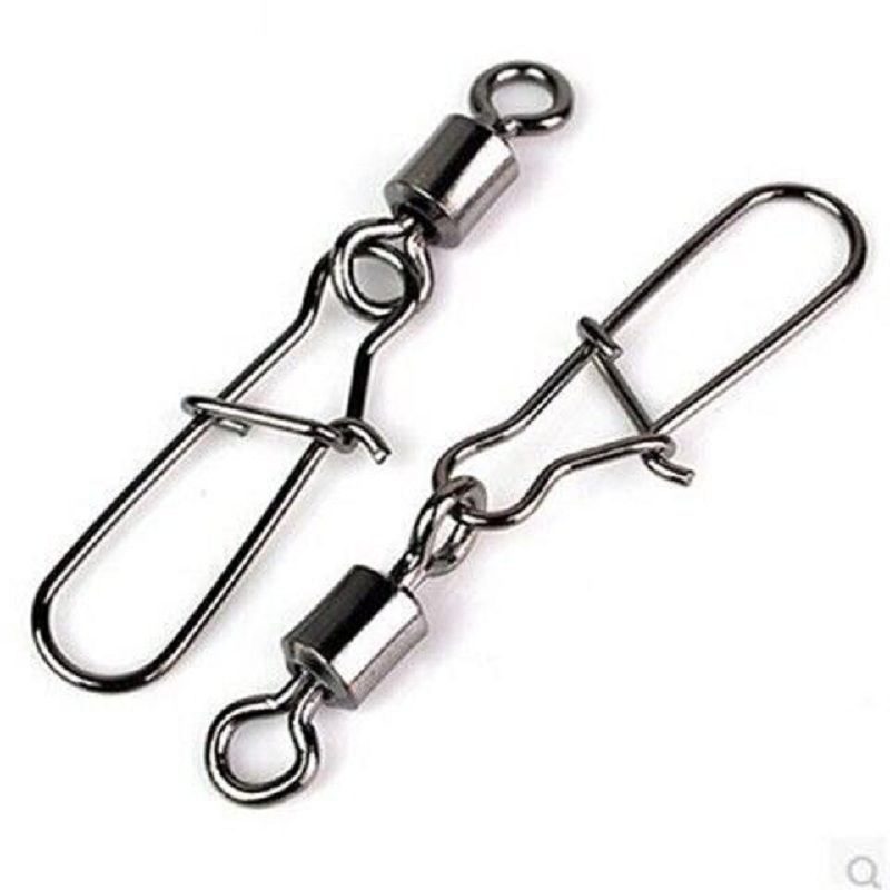 Hook stainless steel metal fishing gear sub clamp fast non rust pin pull fishing supplies fishing equipment