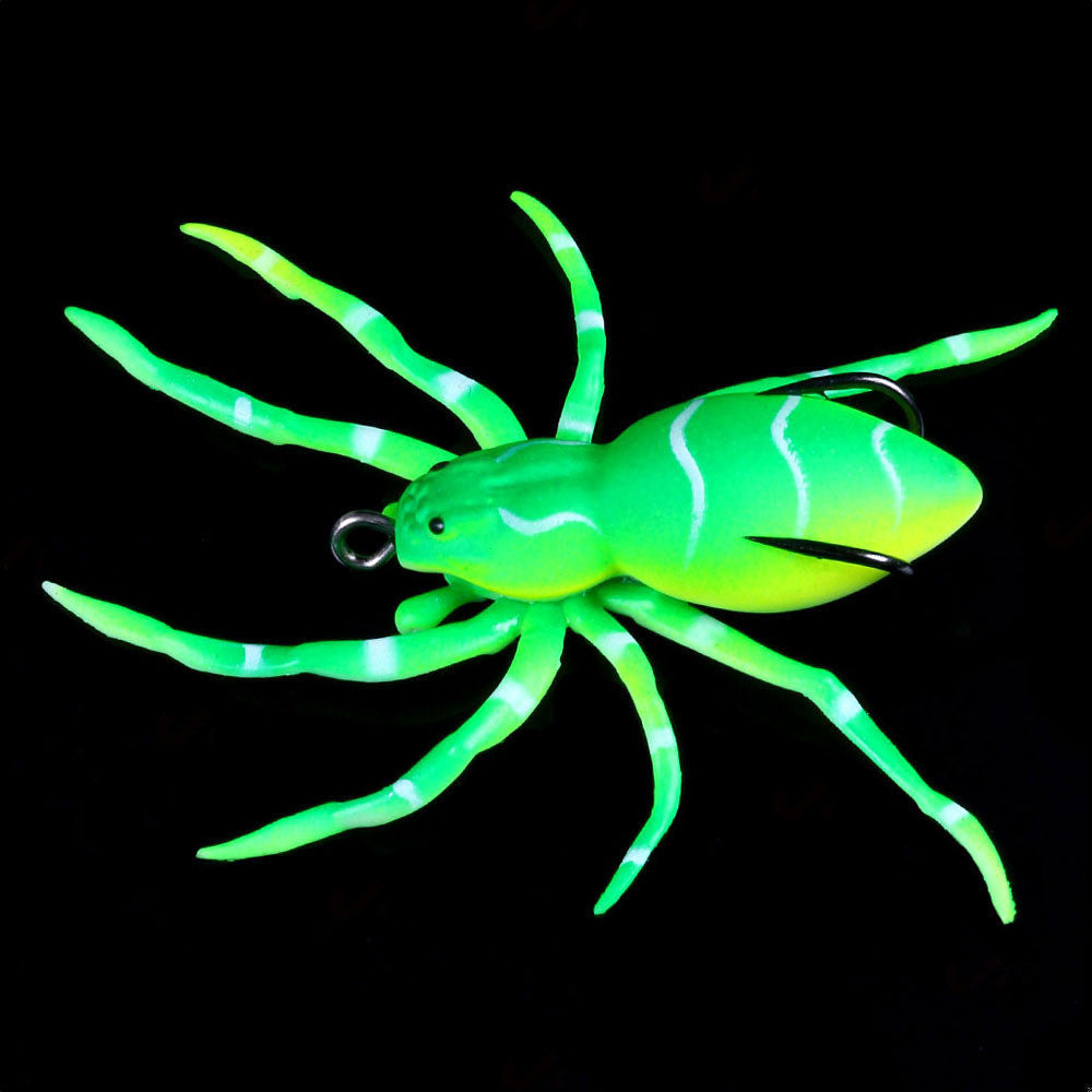 New Lure Fake Bait 8Cm-7G Bionic Soft Frog Bait Simulation Spider Lure Bait Fishing Bait Fishing Gear