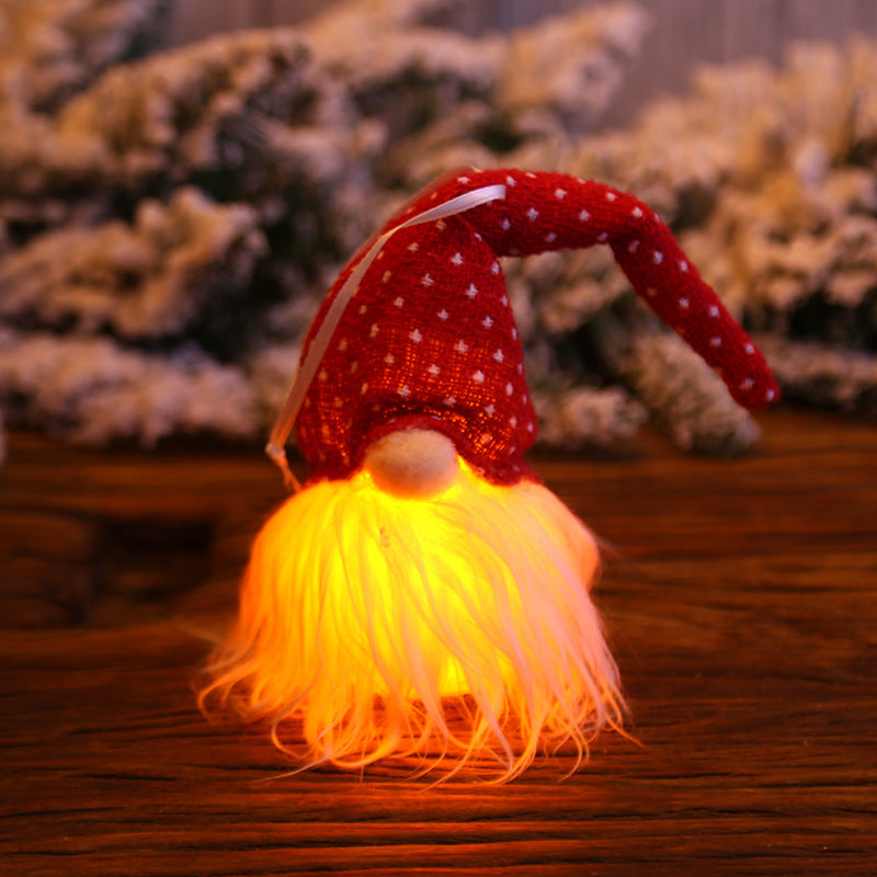 Christmas Forest Gnomes LED Tree Decoration