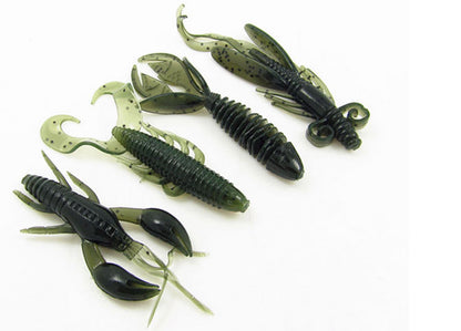 Luya bait special-shaped soft worm soft bait set