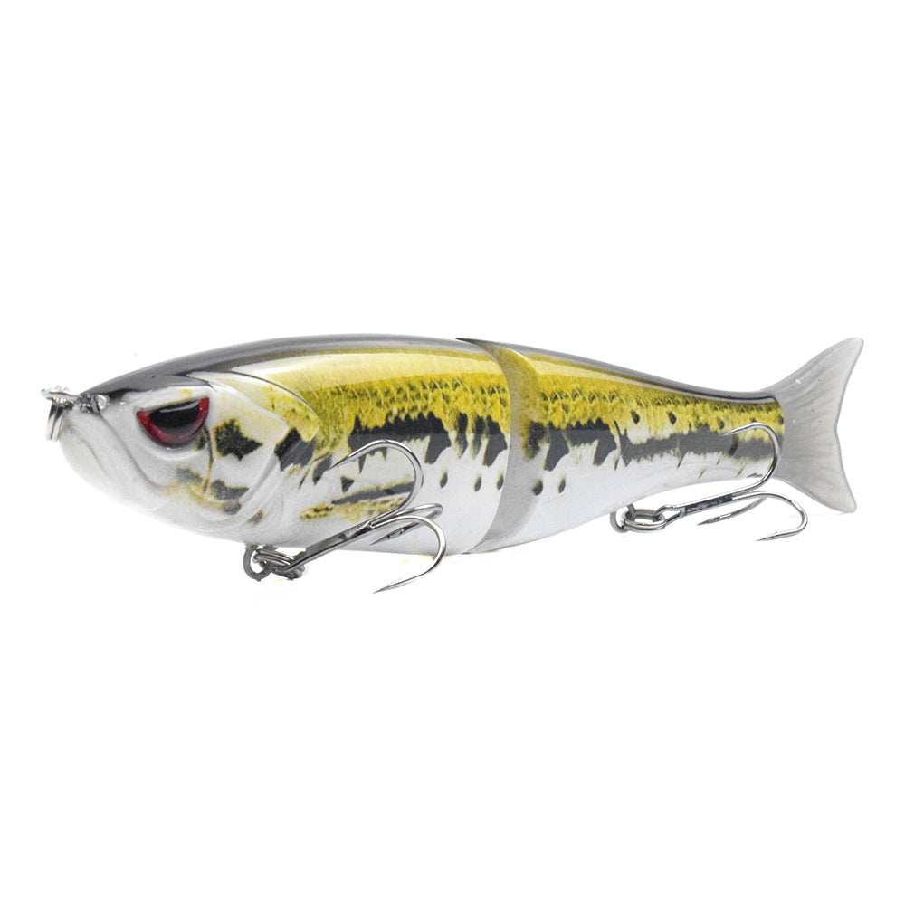 S-style Swimming Soft Tail Two-section Lure