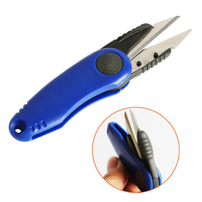 Portable folding small scissors