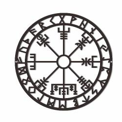 Iron Viking Compass Wall Art