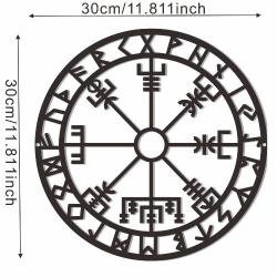 Iron Viking Compass Wall Art