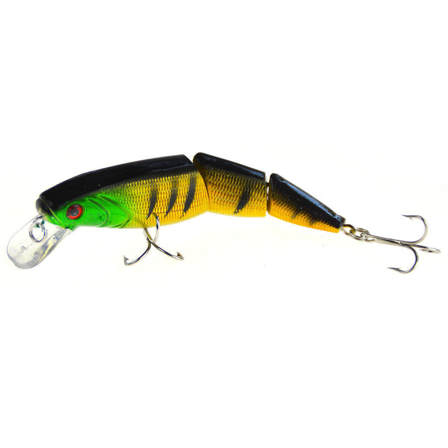 JOINTED MINNOW 3D EYES WITH HOOKS JIGBAIT