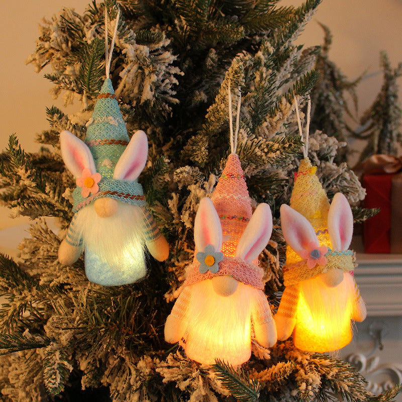 Lovely Easter Gnome Holiday Table Light Up Decoration