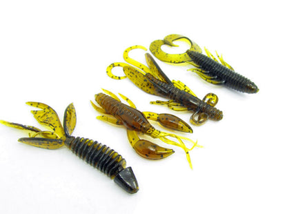 Luya bait special-shaped soft worm soft bait set