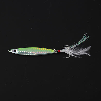 Feather Hook Sequins Lure Bait