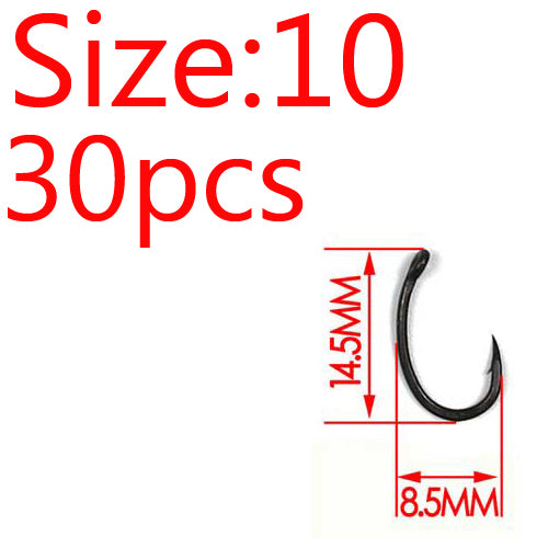 Matt Black Off-Angle Wide Belly Fishhook