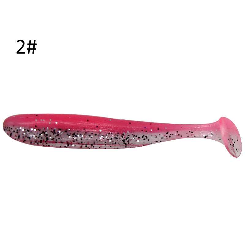 Two-color T tail sub-bait soft bait