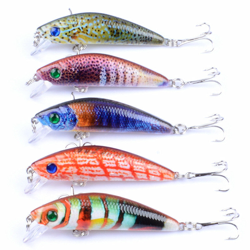 Micro-object 4.5CM Slow Noise Plastic Fake Bait Bass And Mandarin Fish Hard Bait