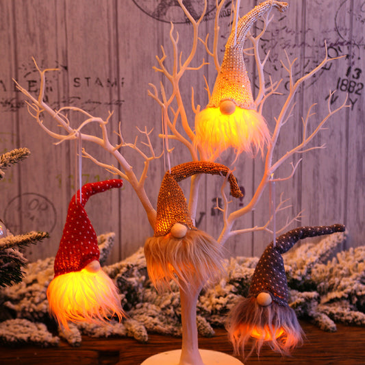 Christmas Forest Gnomes LED Tree Decoration