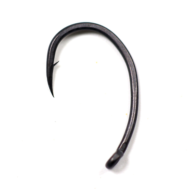 Matt Black Off-Angle Wide Belly Fishhook