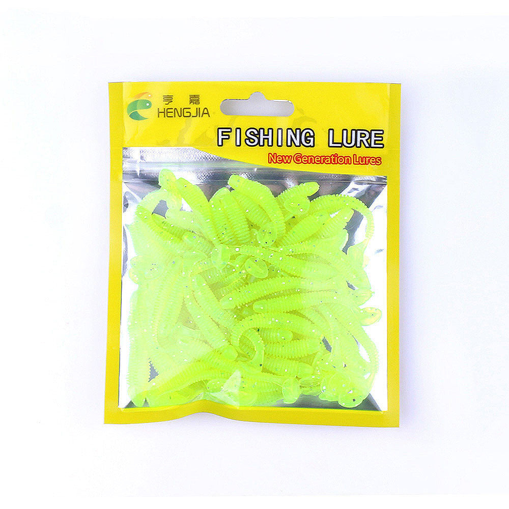 Bag of colorful soft insect bait