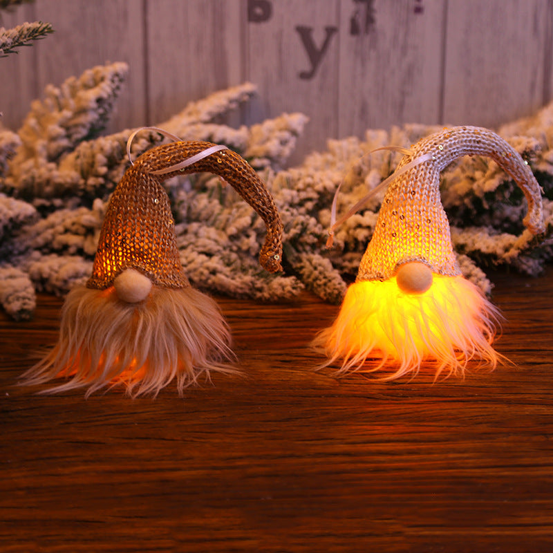 Christmas Forest Gnomes LED Tree Decoration