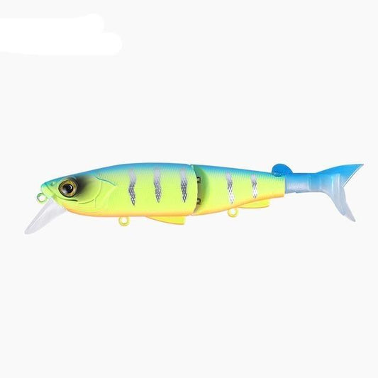 Perch shadow two knotty fish soft tail lure