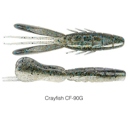 Shrimp Bait 90mm8g For Soft Worm Black Pit Bass