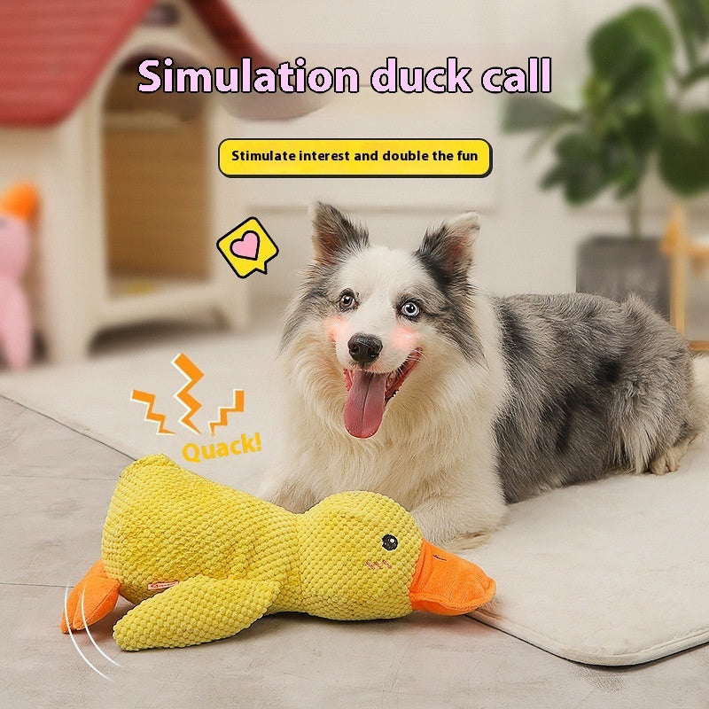 The Duck Dog Toy Plush Bite-resistant Pet Supplies