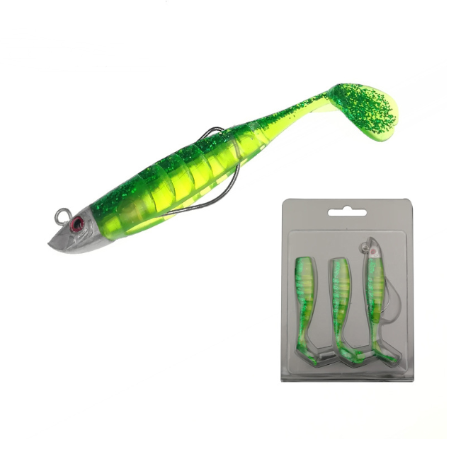 T tail swing fish lure soft bait soft bug