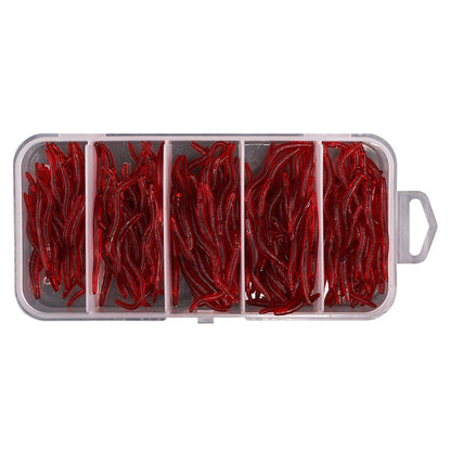 Red Earthworm Red Worm Loaded Fishing Bait