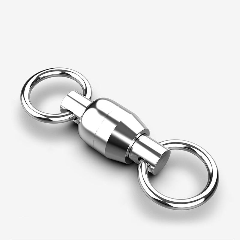 Ball Bearing Swivel Solid Rings Stainless Steel Fishing Connector