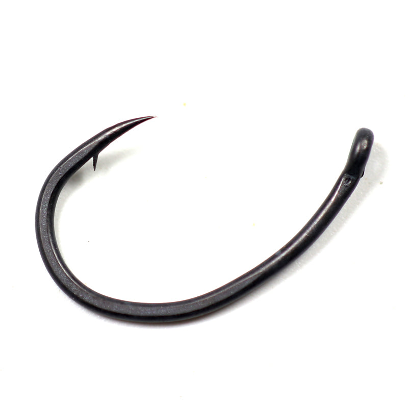 Matt Black Off-Angle Wide Belly Fishhook