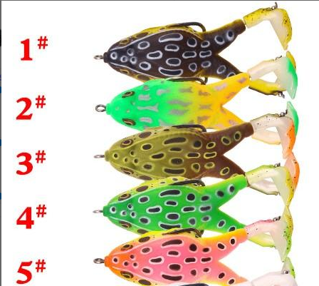 Double Propeller Frog Soft Bait