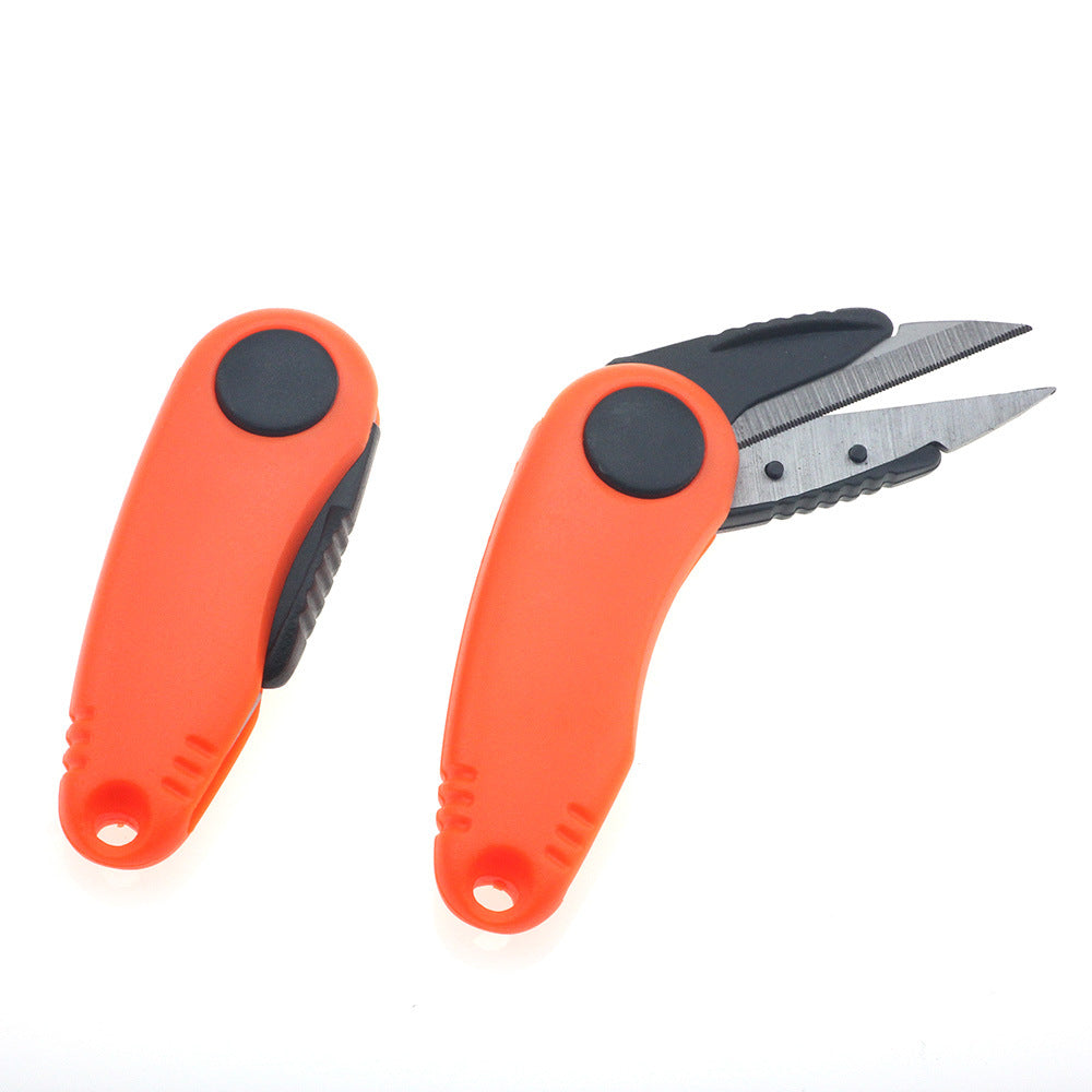 Portable folding small scissors