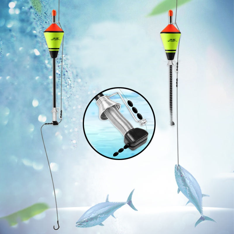 Automatic fishing float set