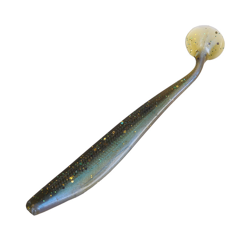 T-tail Two-color Bionic Soft Lure With Fishy Smell