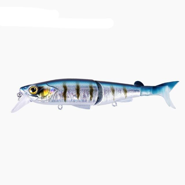 Perch shadow two knotty fish soft tail lure